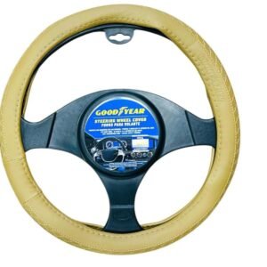 FORRO DE TIMON CUERO 38CM CAFÉ GOOD YEAR