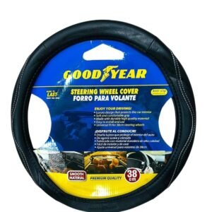 FORRO DE TIMON CUERO NEGRO 38CM GOOD YEAR