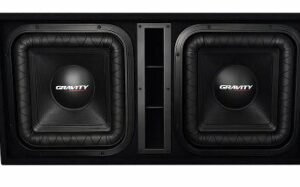 BAJO DOBLE GRAVITY 12" CUADRADO 2400W