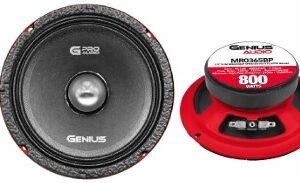 MEDIOS 6.5" GENIUS 800W PUNTA DE BALA